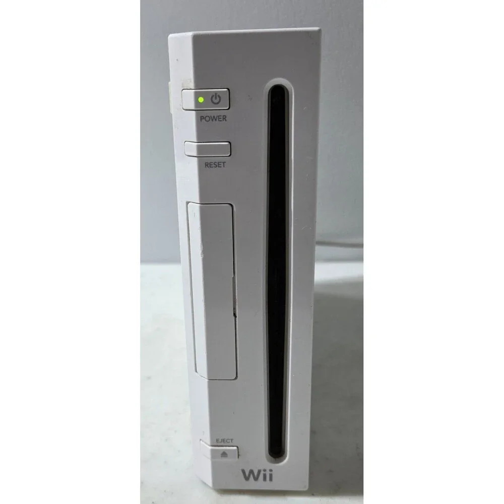 Nintendo Wii RVL-001 512 MB Home Console - White, Cords WORKS TESTED